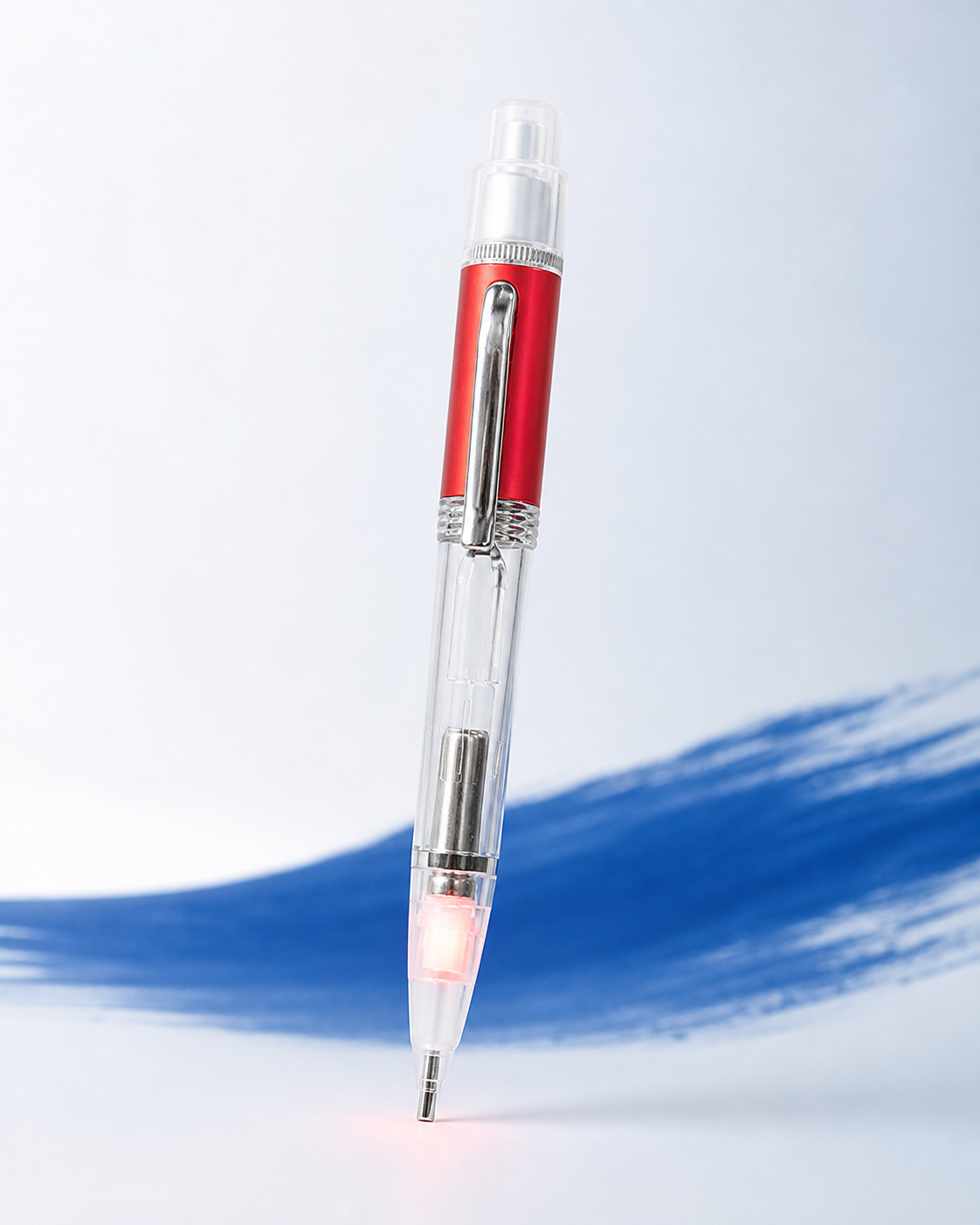 Rode diamond painting pen met LED-licht
