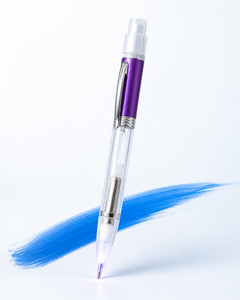 Paarse diamond painting pen met LED-licht