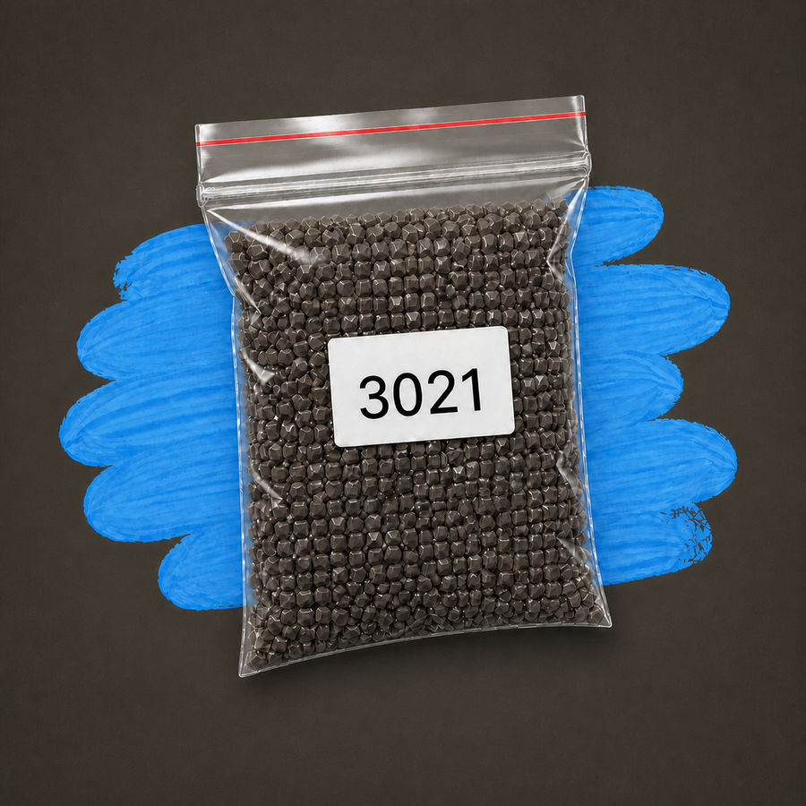 Zakje diamond-paintingsteentjes met kleurcode DMC 3021