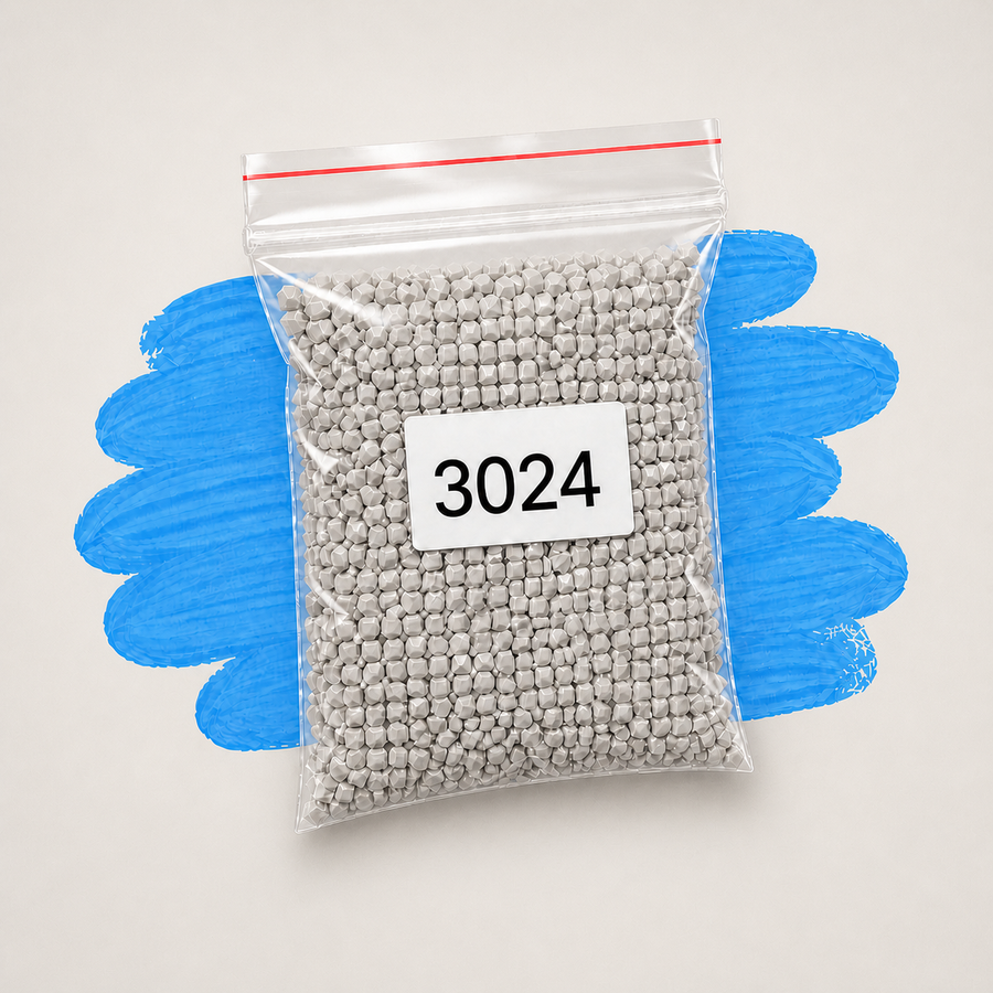 Zakje diamond-paintingsteentjes met kleurcode DMC 3024