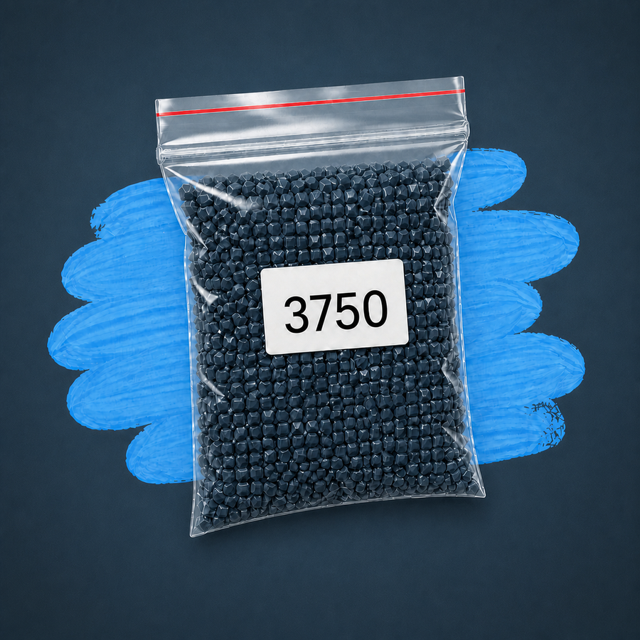 Zakje diamond-paintingsteentjes met kleurcode DMC 3750