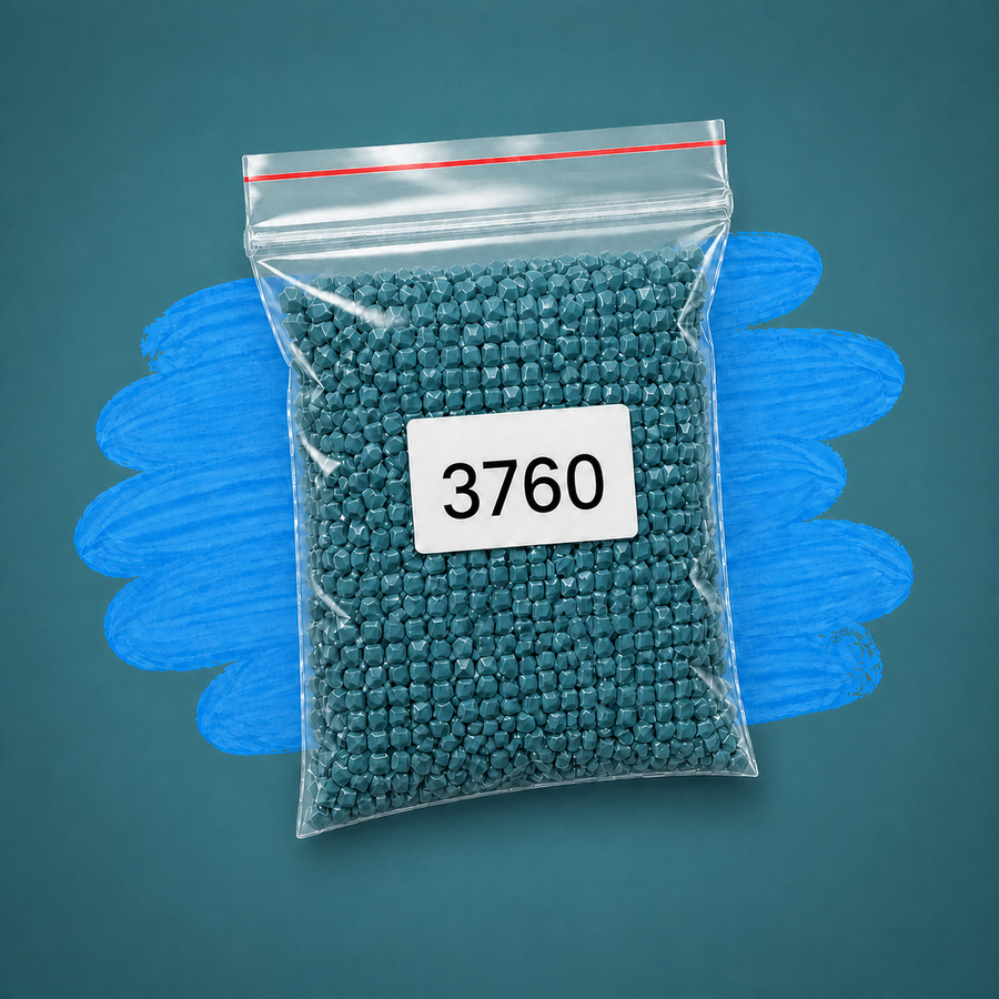 Zakje diamond-paintingsteentjes met kleurcode DMC 3760