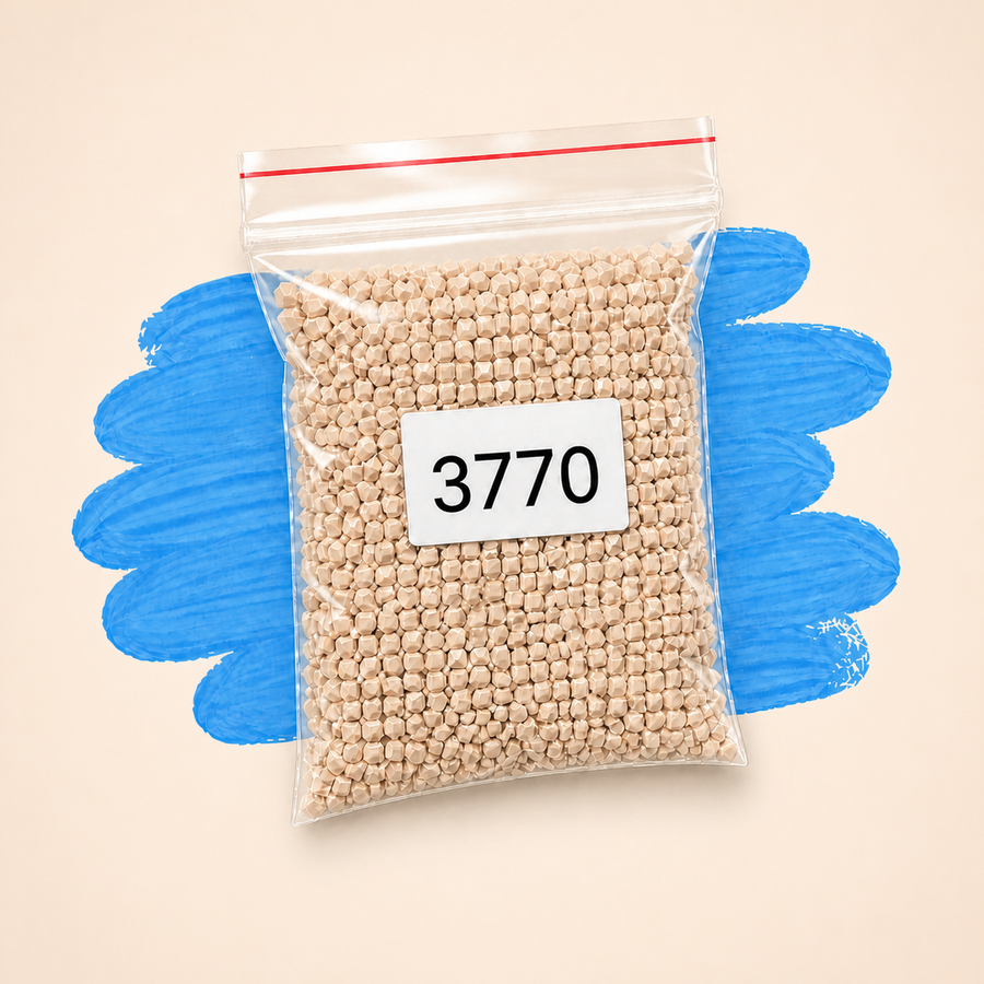Zakje diamond-paintingsteentjes met kleurcode DMC 3770