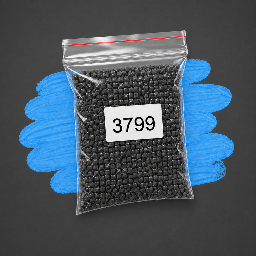 Zakje diamond-paintingsteentjes met kleurcode DMC 3799