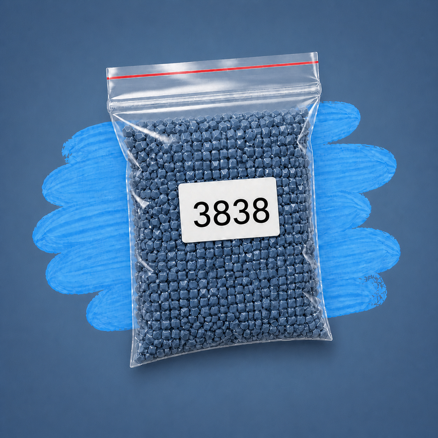 Zakje diamond-paintingsteentjes met kleurcode DMC 3838