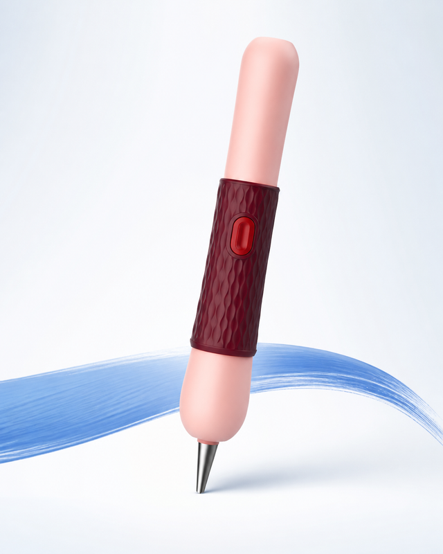 Lichtroze extra stille ergonomische elektrische diamond painting pen