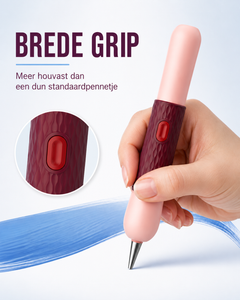 Brede getextureerde grip van de ergonomische elektrische diamond painting pen