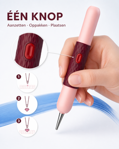 Eénknopsbediening van de ergonomische elektrische diamond painting pen