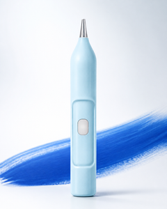 Blauwe elektrische diamond painting pen met vacuümfunctie