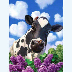 Diamond Painting Koe In De Wei – volledig koeienontwerp