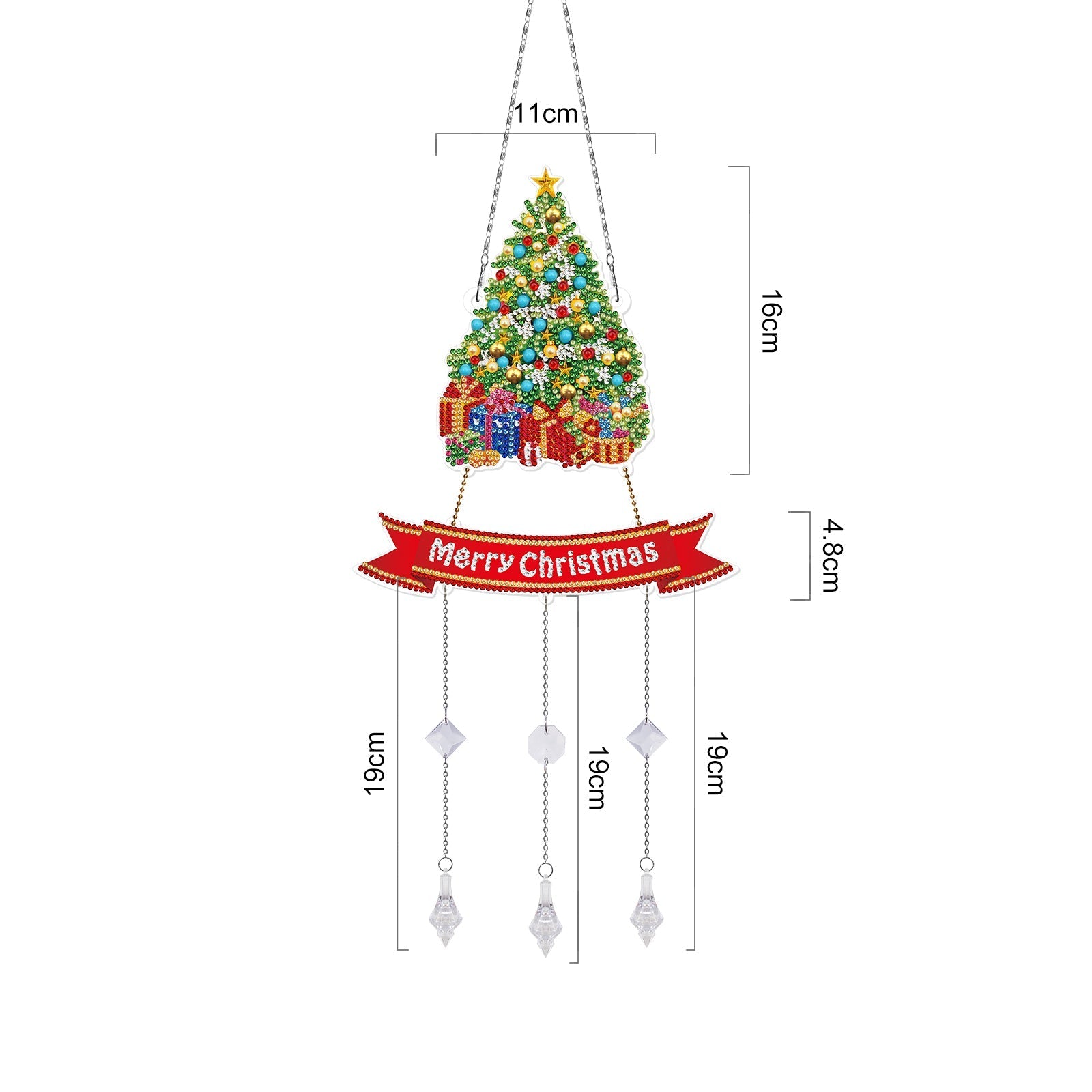 diamond painting kerstboom – dromenvanger – afbeelding 2