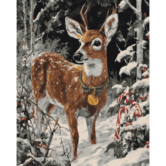 diamond painting - echte rudolf – afbeelding 1
