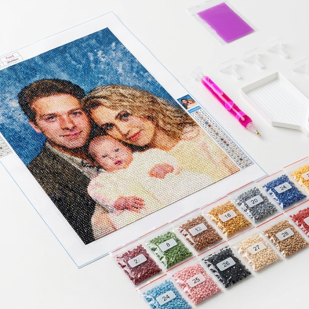 Diamond Painting Eigen Foto - Upload uw eigen foto