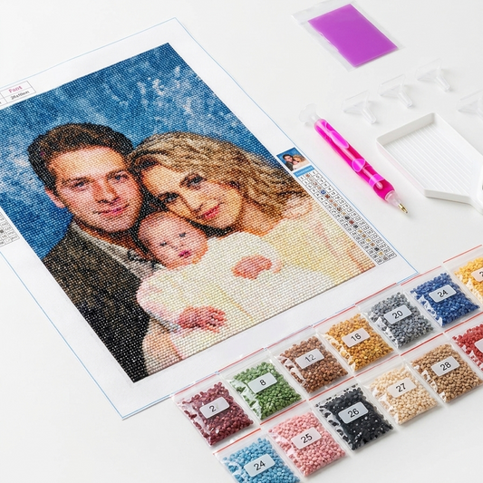 Diamond Painting Eigen Foto - Upload uw eigen foto