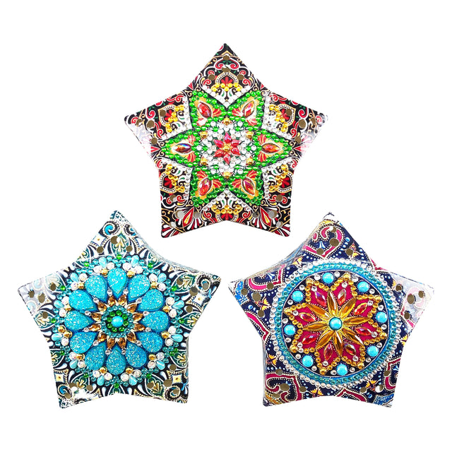 diamond painting hangende kerst lampen – afbeelding 1