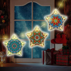 diamond painting hangende kerst lampen – afbeelding 3