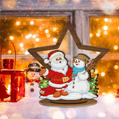 diamond painting - houten kerst ornament – afbeelding 6