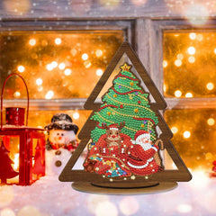 diamond painting - houten kerst ornament – afbeelding 7