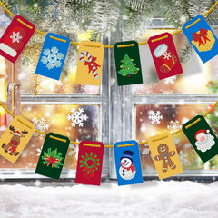 diamond painting kerst hangers – 12 stuks – afbeelding 1