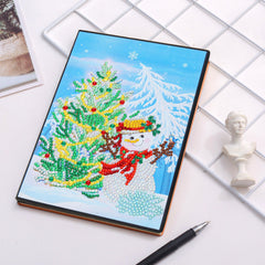 diamond painting kerst notitieboekje – 11 soorten – afbeelding 10