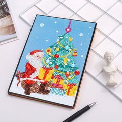 diamond painting kerst notitieboekje – 11 soorten – afbeelding 8