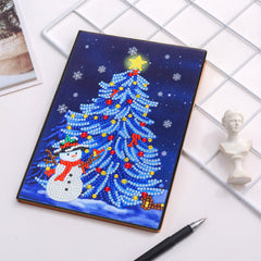 diamond painting kerst notitieboekje – 11 soorten – afbeelding 9