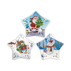 diamond painting kerst sneeuw – kerst verlichting – afbeelding 1