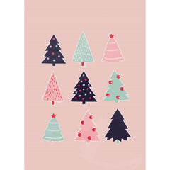diamond painting - kerstbomen – afbeelding 1