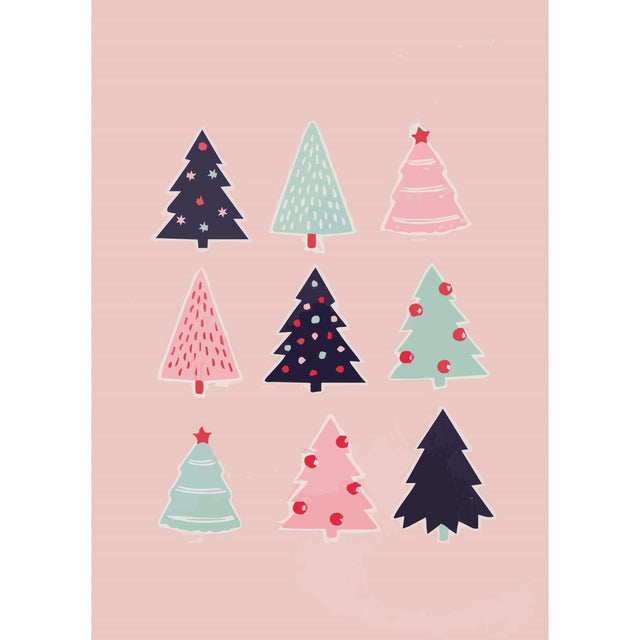 diamond painting - kerstbomen – afbeelding 1