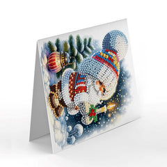 diamond painting kerstkaarten - kerstkabouters – 12 stuks – afbeelding 5
