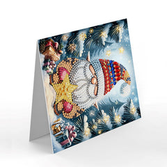 diamond painting kerstkaarten - kerstkabouters – 12 stuks – afbeelding 6