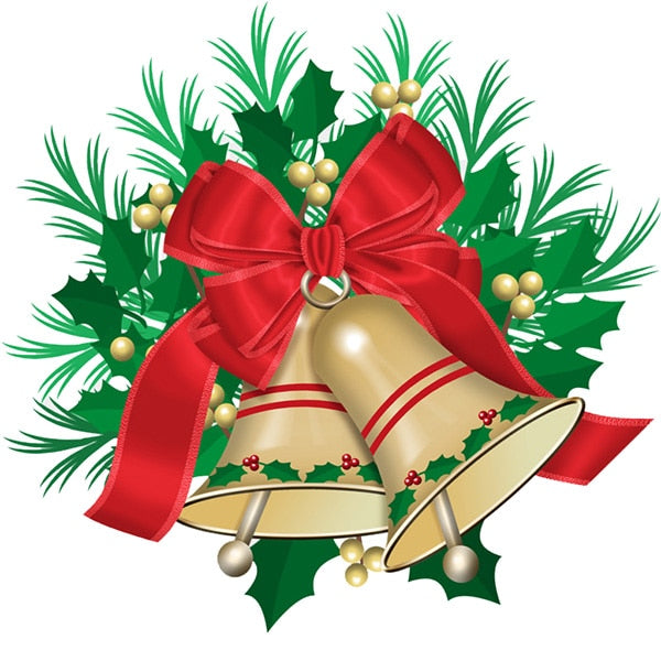 diamond painting - kerstklokken – afbeelding 1