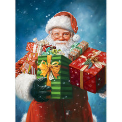 diamond painting - kerstman – afbeelding 1