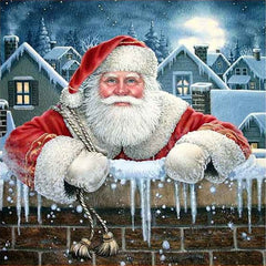diamond painting - kerstman – afbeelding 1