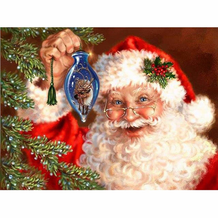 diamond painting - kerstman – afbeelding 1