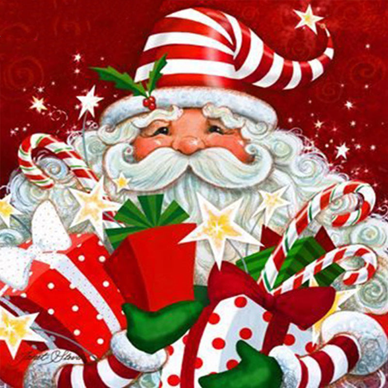 diamond painting - kerstman – afbeelding 1