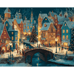 diamond painting - magisch dorp – afbeelding 1