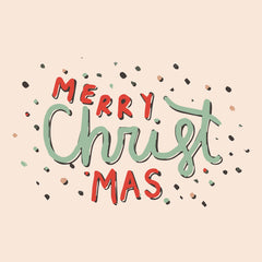 diamond painting - merry christmas tekst – afbeelding 1