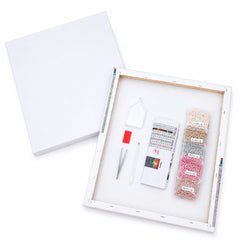 diamond painting - mooie kerstboom - premium parel diamond painting – afbeelding 3
