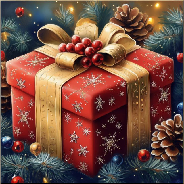 diamond painting - prachtig kerstcadeau – afbeelding 1
