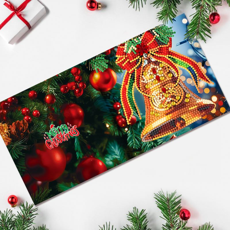 diamond painting premium kerstkaarten – 12 stuks – afbeelding 14