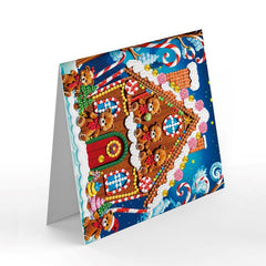 diamond painting premium kerstkaarten – 12 stuks – afbeelding 8