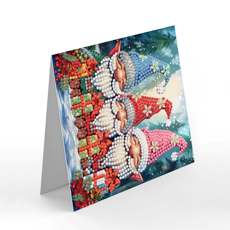 diamond painting premium kerstkaarten – 12 stuks – afbeelding 8