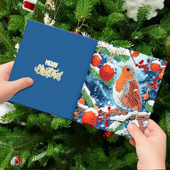 diamond painting premium kerstkaarten – 12 stuks – afbeelding 9
