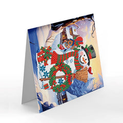 diamond painting premium kerstkaarten – 12 stuks – afbeelding 5