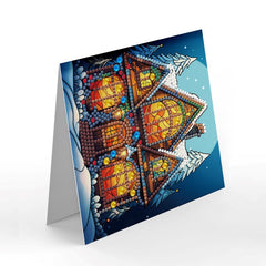 diamond painting premium kerstkaarten – 12 stuks – afbeelding 6