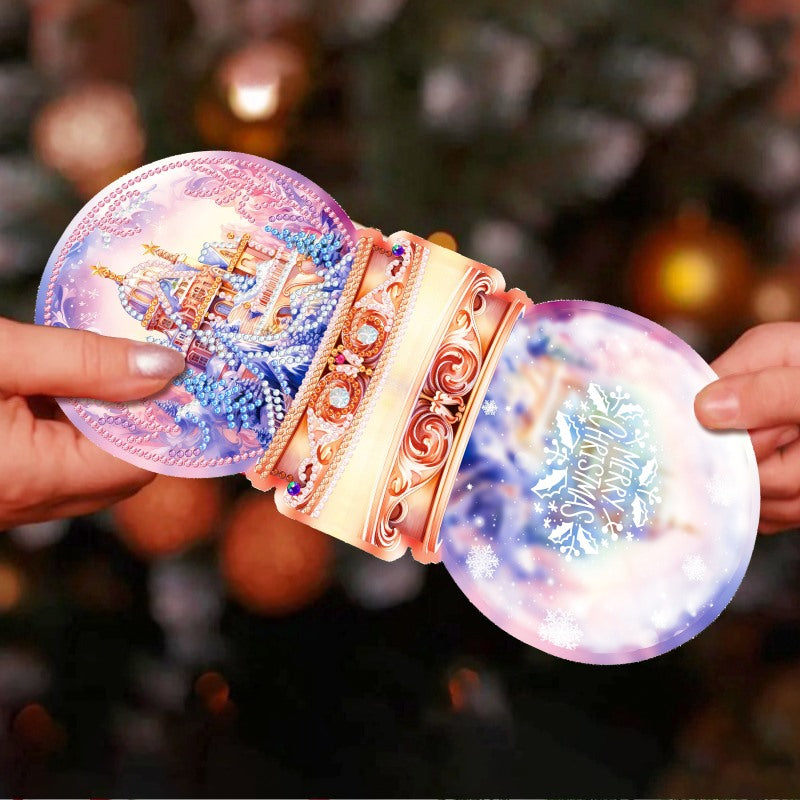 diamond painting premium kerstkaarten – 8 stuks – afbeelding 10