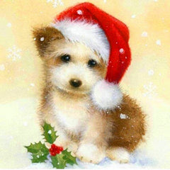 diamond painting - puppy – afbeelding 1