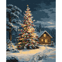diamond painting - stille nacht – afbeelding 1