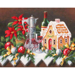 diamond painting - stilleven kerst – afbeelding 1